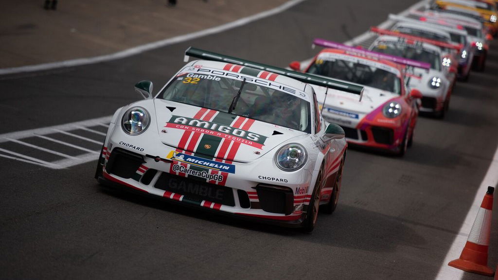 Gamble claims maiden Porsche win in incident strewn second race